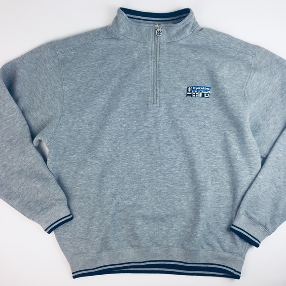 Royal Caribbean Sweaters Royal Caribbean International Gray 4 Zip